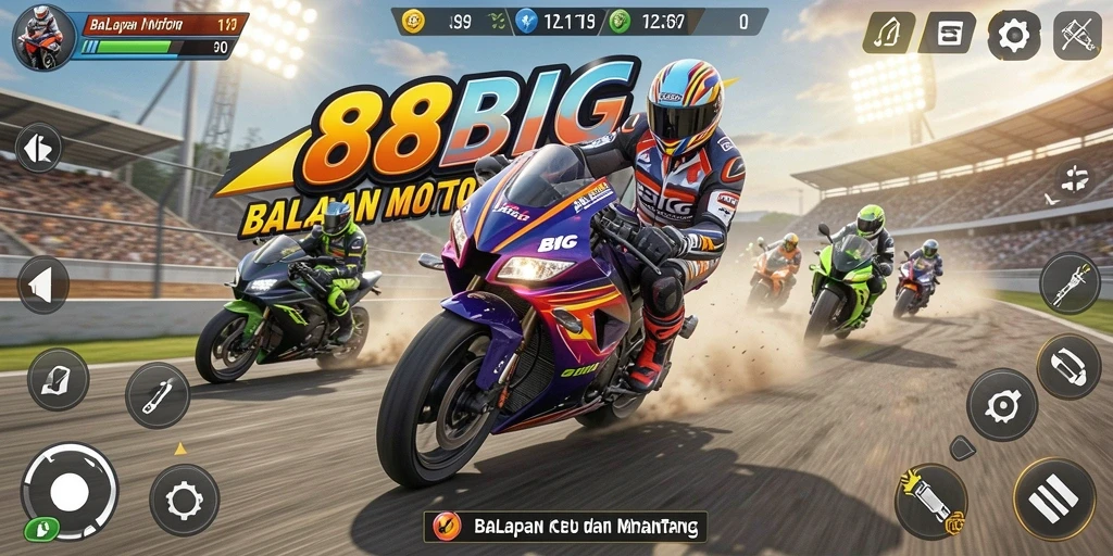 Tampilan gameplay menarik dan adrenalin tinggi di 88BIG.