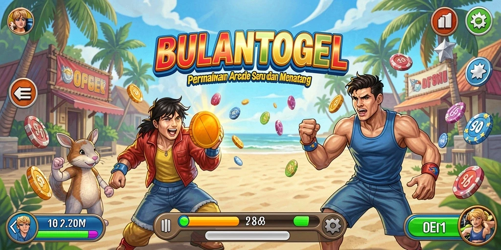 Screenshot gameplay <strong>BULANTOGEL</strong> yang menampilkan aksi seru dan tantangan arcade.