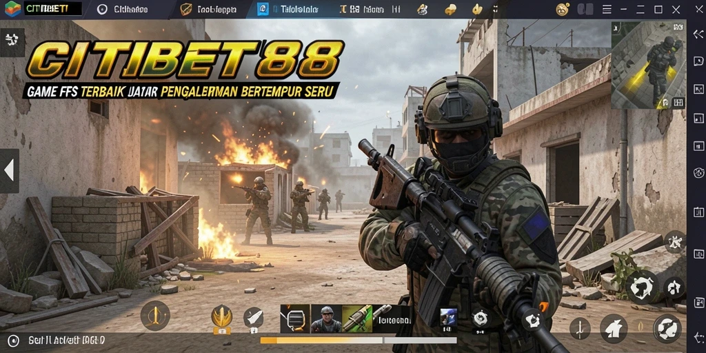 Screenshot CITIBET88 menampilkan pengalaman gameplay FPS yang seru.