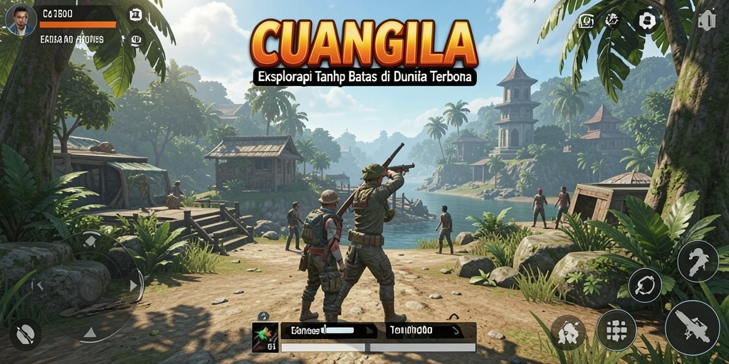 Screenshot gameplay <strong>CUANGILA</strong> yang menampilkan dunia Open World yang luas.