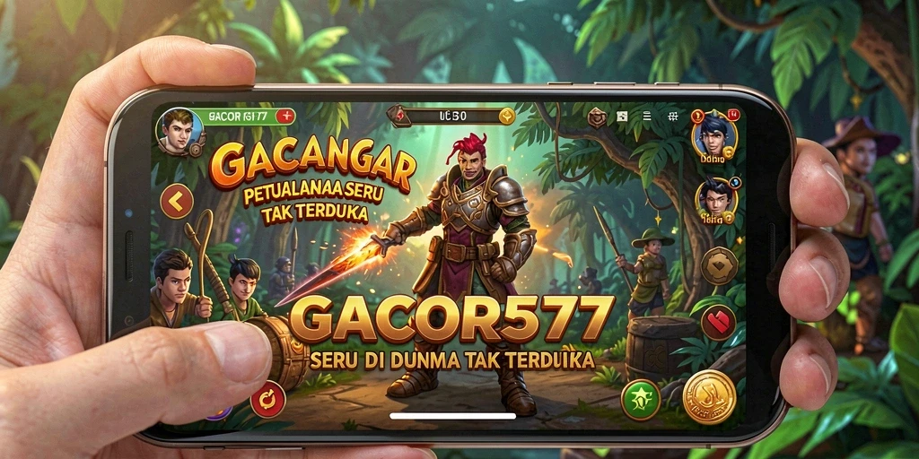 Tampilan gameplay <strong>GACOR577</strong> yang seru dan menantang.
