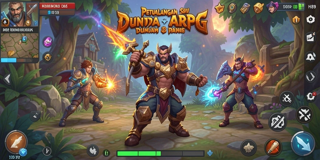 Tampilan gameplay H89 yang seru dan mendebarkan dalam dunia ARPG.