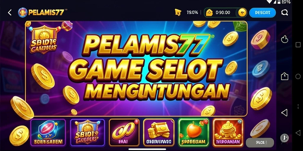 Screenshot gameplay PELAMIS77 yang menampilkan keseruan bermain slot.
