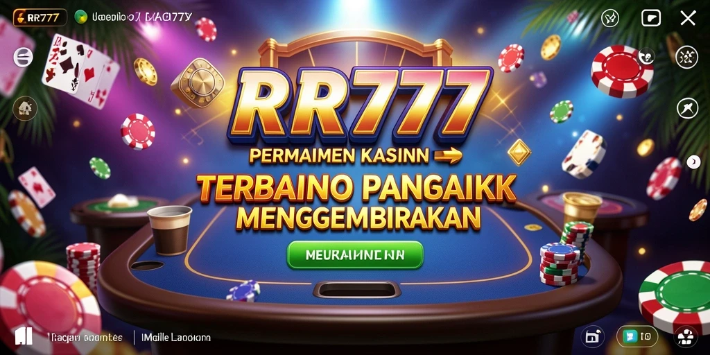 Tampilan gameplay RR777 yang memukau dan interaktif.