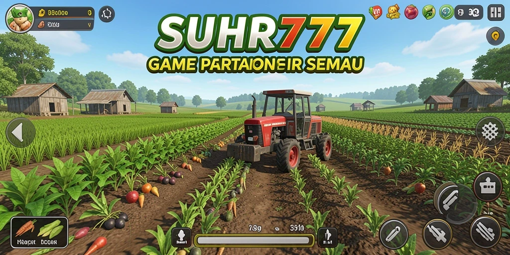 Gameplay menarik dengan pertanian yang berwarna-warni dan interaktif.