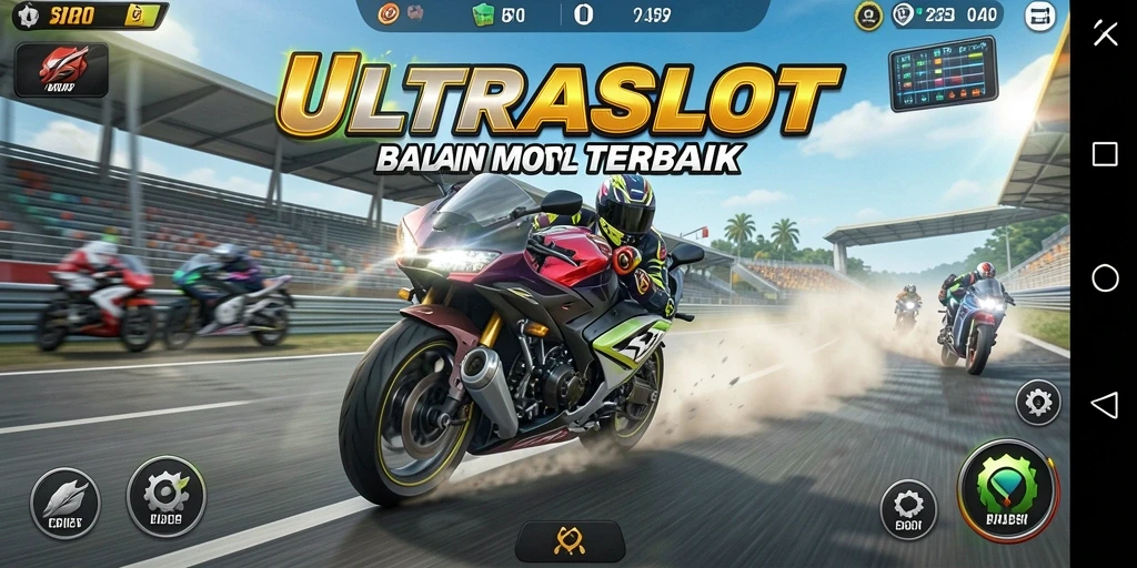 Tampilan gameplay ULTRASLOT yang menegangkan dan penuh aksi.